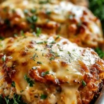 Garlic Parmesan Chicken Meatloaves
