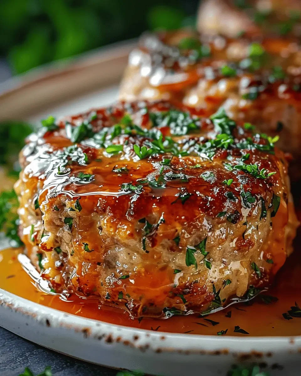 Garlic Parmesan Chicken Meatloaf: Juicy Comfort Food Delight