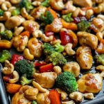 Easy Sheet Pan Cashew Chicken Recipe for Busy Weeknights