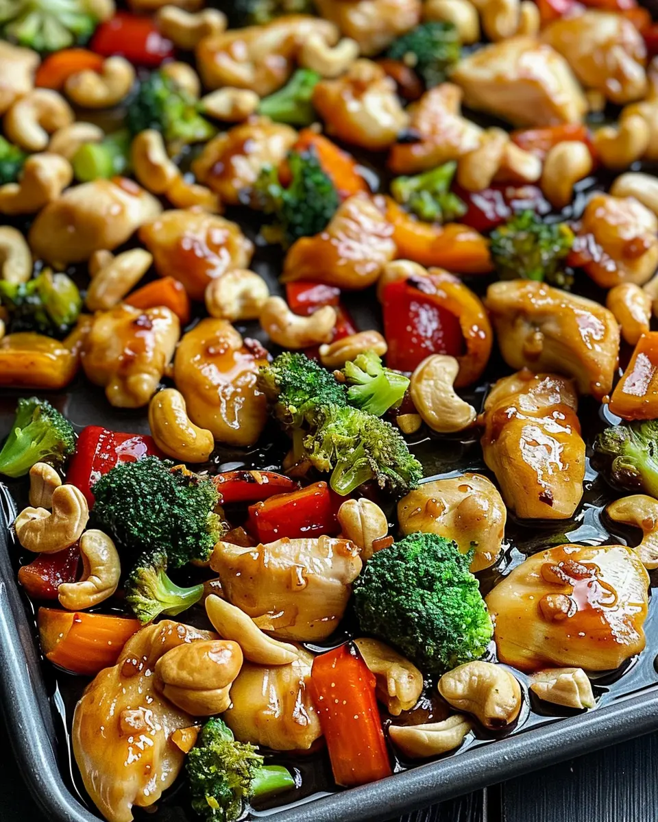 Easy Sheet Pan Cashew Chicken: A Quick and Delicious Weeknight Dinner