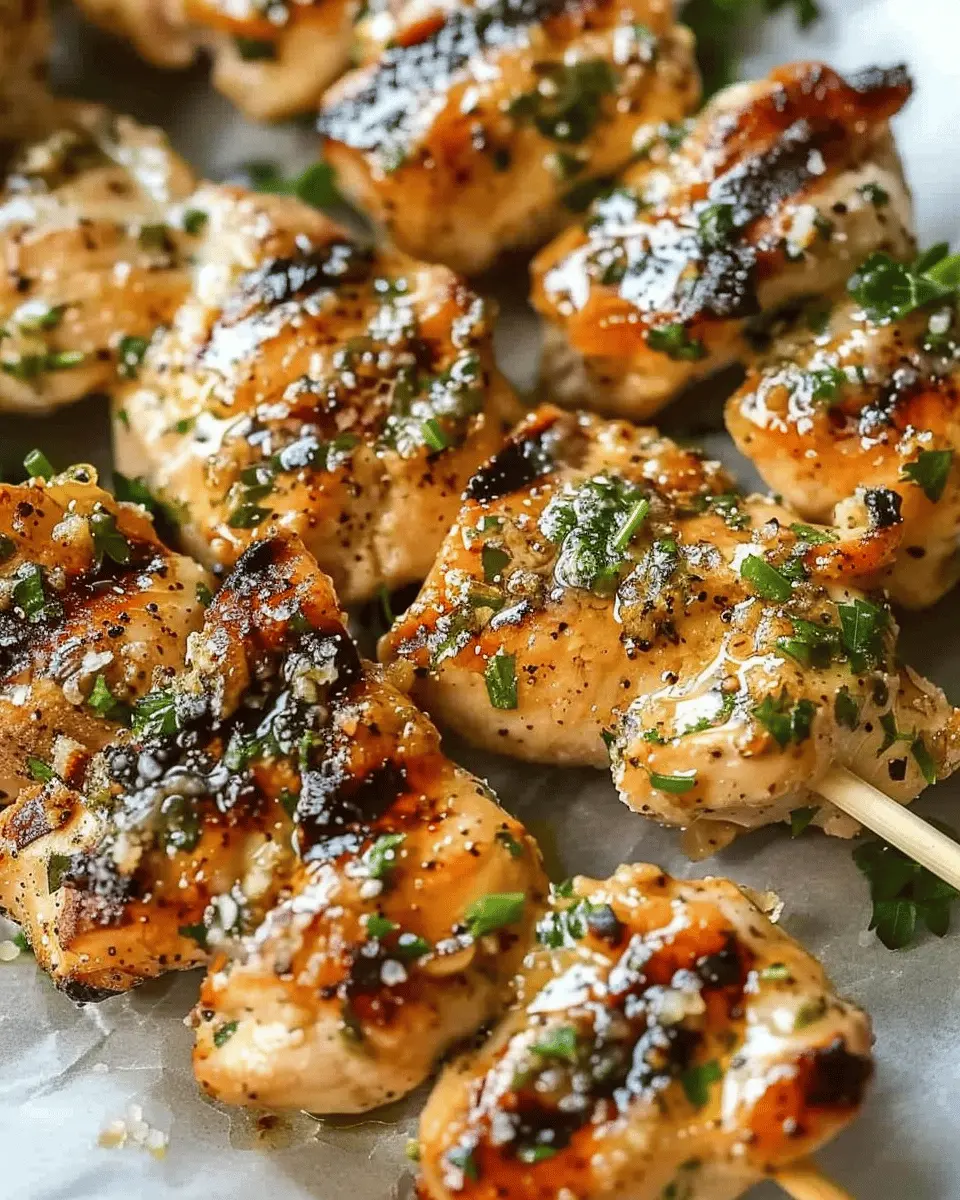 Ranch Garlic Parmesan Chicken Skewers: Juicy and Easy to Make