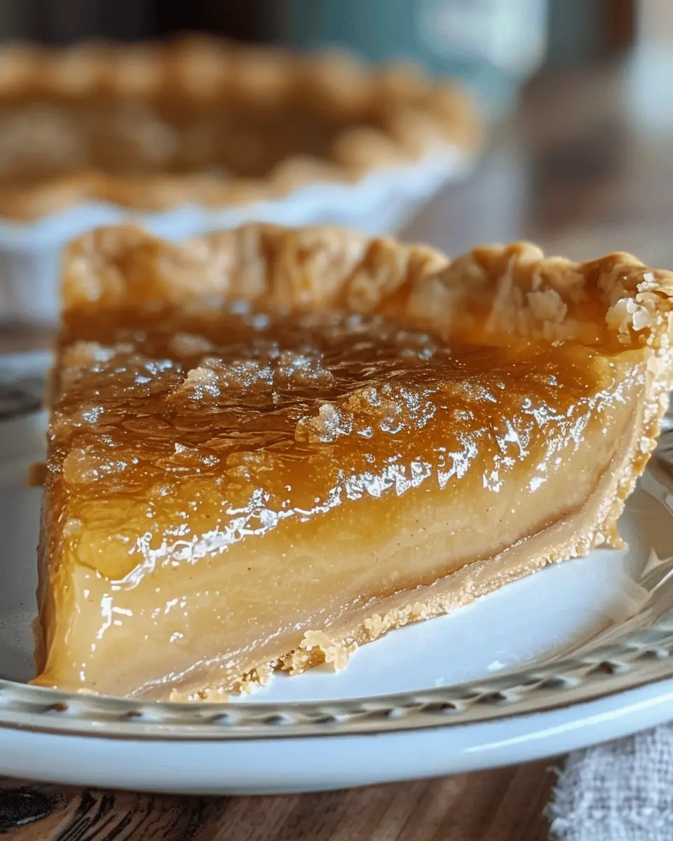 Salted Honey Pie: Indulgent Twist on a Southern Classic