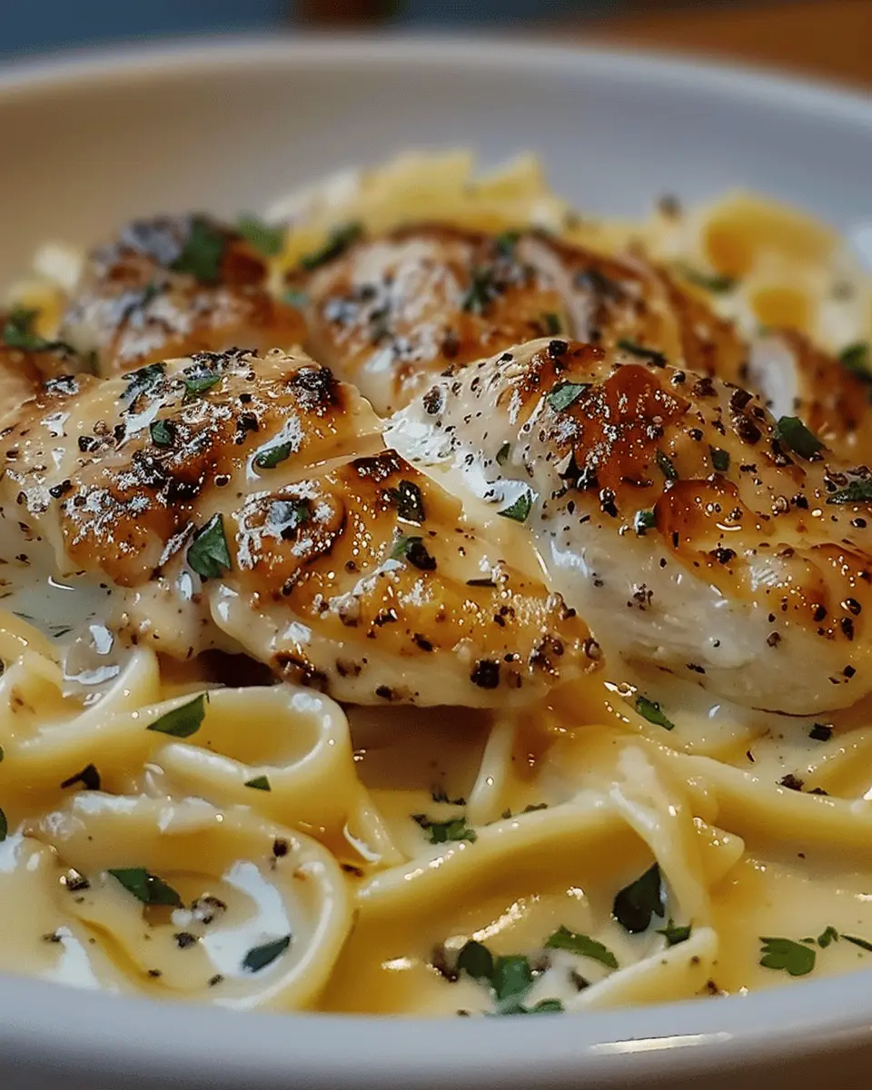 Chicken with Buttered Noodles: A Juicy, Comforting Delight