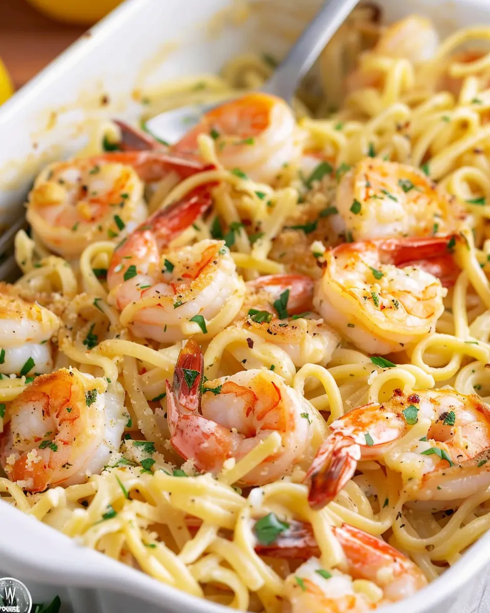 Shrimp Scampi Pasta Bake: Easy Indulgence for Family Nights