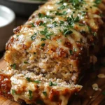 Juicy Garlic Parmesan Chicken Meatloaf: Comfort Food Delight