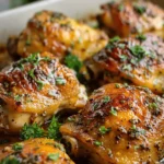 Easy Baked Chicken Thighs Recipe