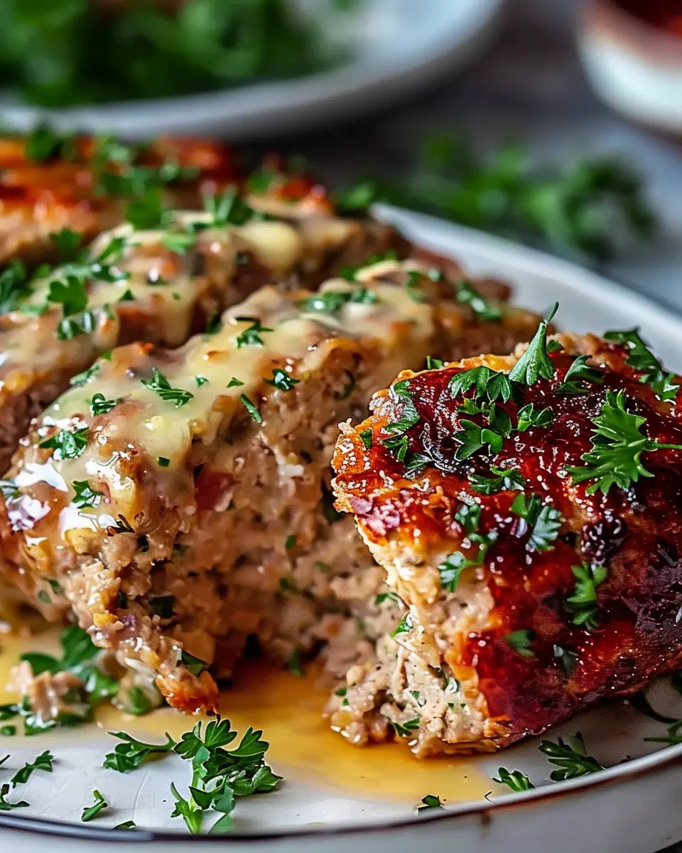 Irresistible Garlic Parmesan Chicken Meatloaf Recipe