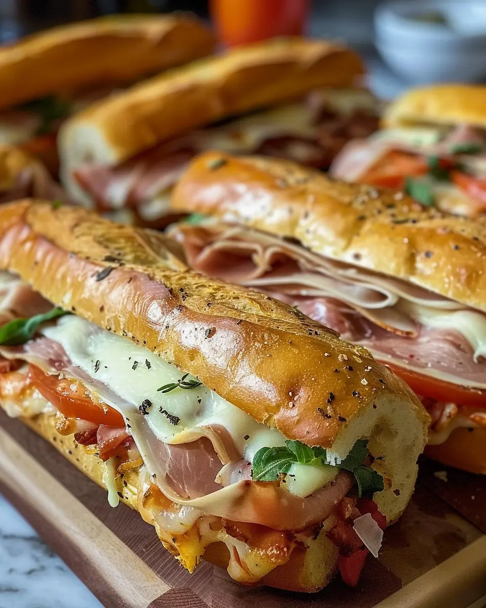 Amazing Baked Italian Sub Sandwiches for Delicious Joy