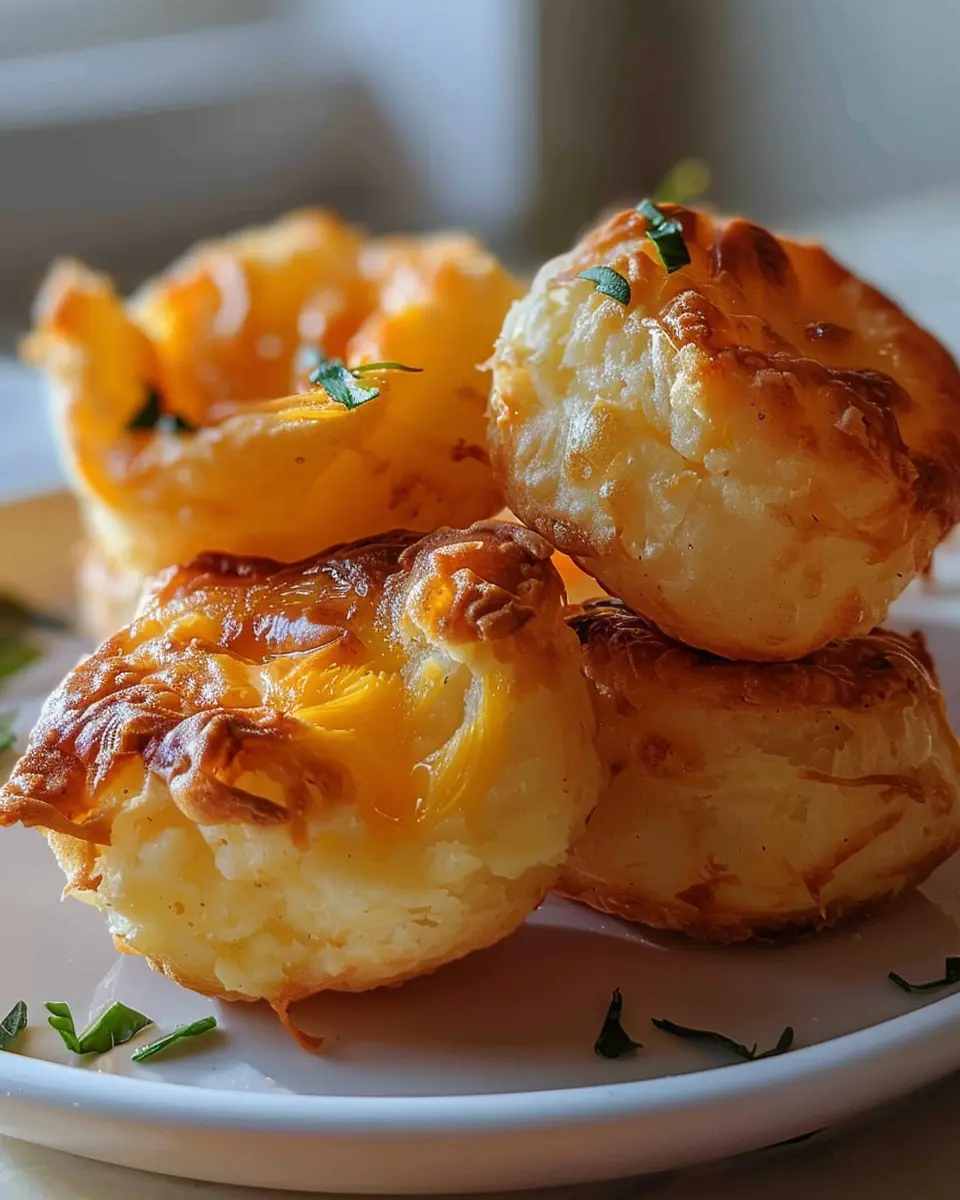 Crispy Mashed Potato Cheese Puffs