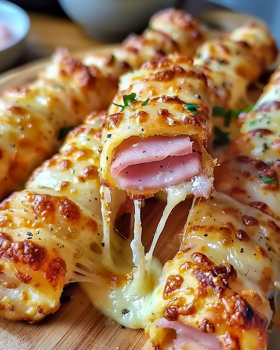 Ham and Cheese Sticks