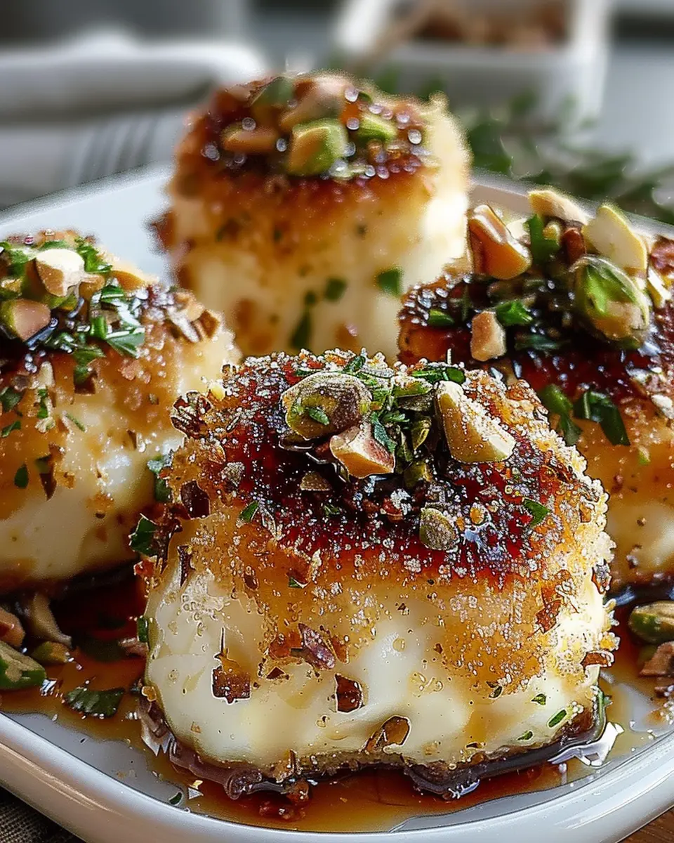 Savory Pistachio-Crusted Brie Bites: A Gourmet Delight