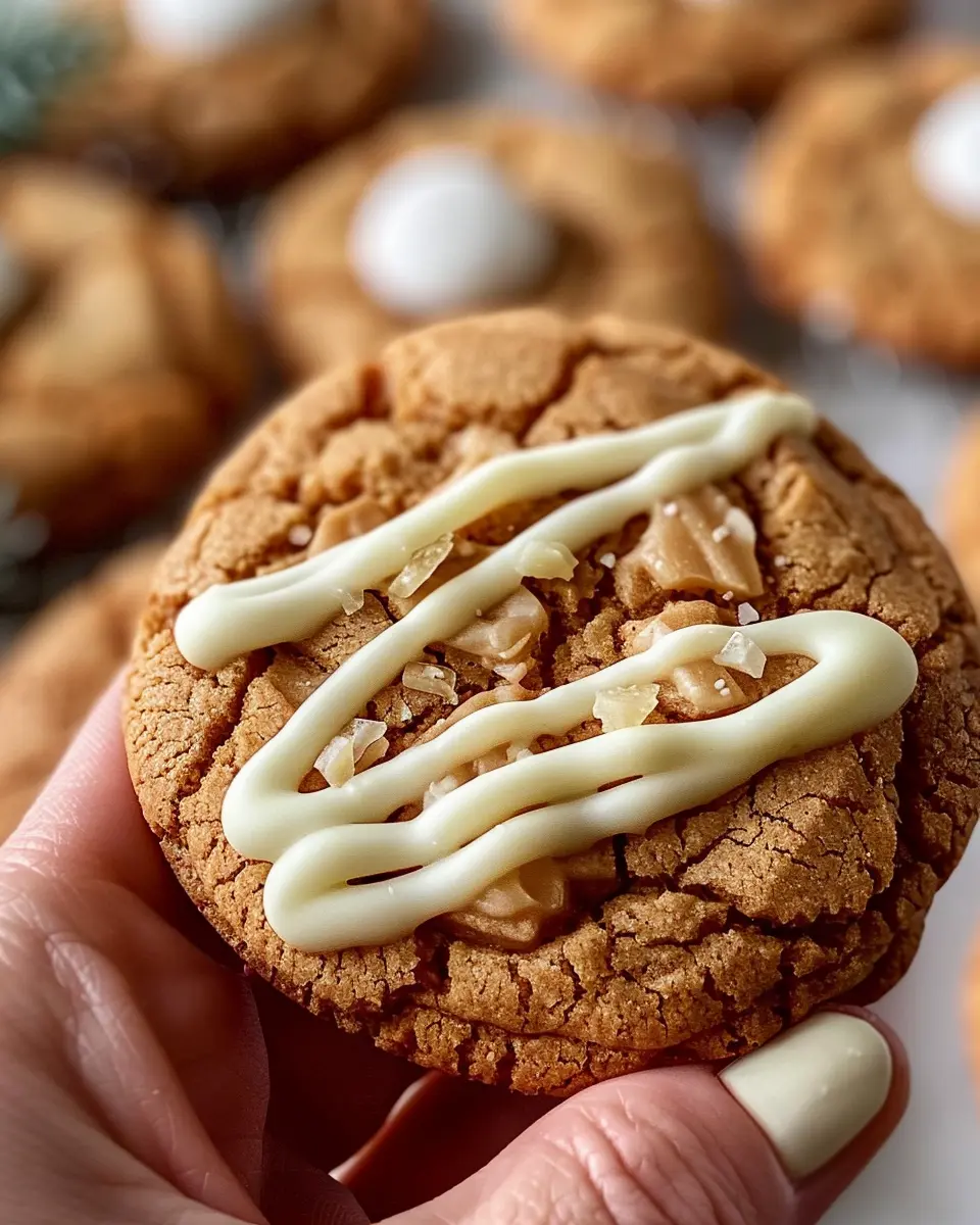 Chewy Maple Cinnamon Cookies with White Chocolate