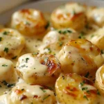 Irresistibly Creamy Garlic Sauce Baby Potatoes You’ll Crave