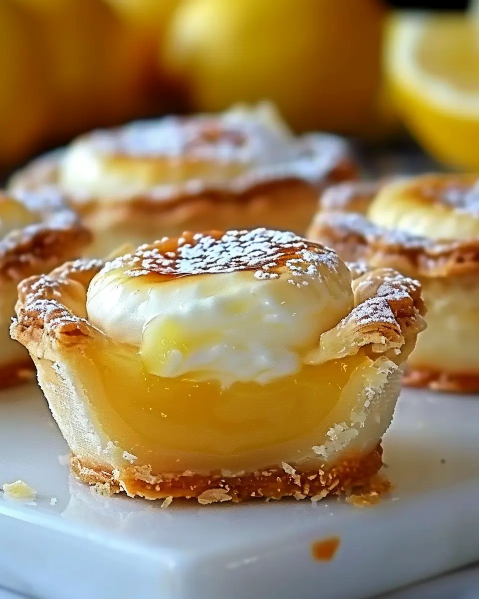Baby Lemon Impossible Pies
