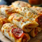 Irresistible High Protein Pepperoni Pizza Rolls