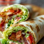 Gourmet BLT Wraps with Secret Sauce