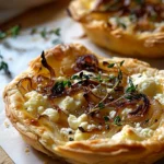 Irresistible Caramelized Onion and Goat Cheese Tarts in 3 Easy Steps
