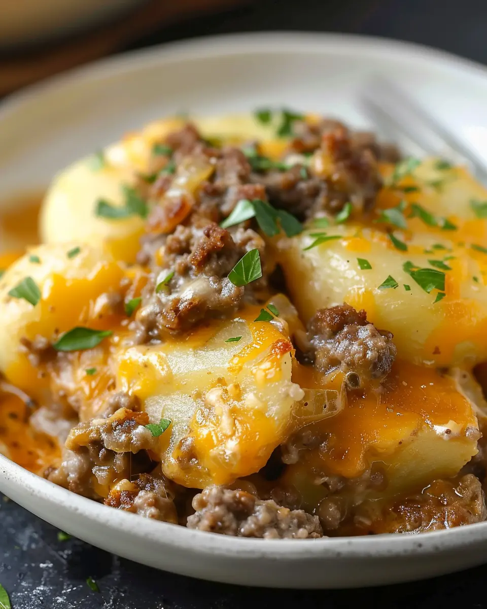 Crockpot Hamburger Potato Casserole Recipe: Easy Comfort Food Delight