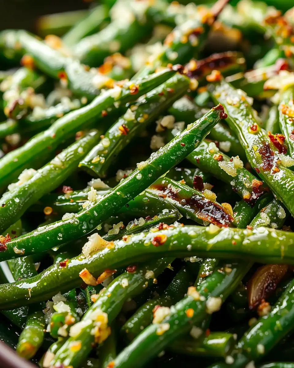 Roasted Green Beans with Garlic and Parmesan: The Best Side Dish
