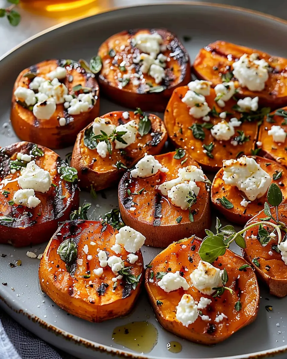 Honey Feta Sweet Potato Rounds: A Delicious &amp; Easy Recipe