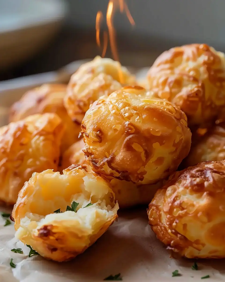 Crispy Mashed Potato Cheese Puffs