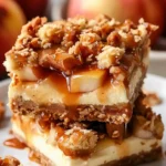 Caramel Apple Cheesecake Bars
