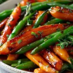 Honey Glazed Carrots & Green Beans
