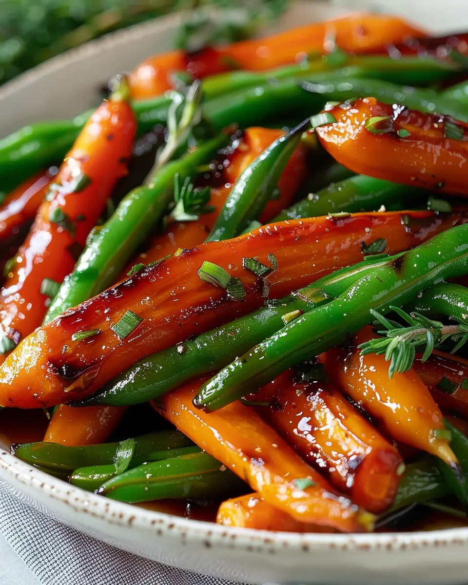 Honey Glazed Carrots &amp; Green Beans: Easy, Delicious Pairing Recipe
