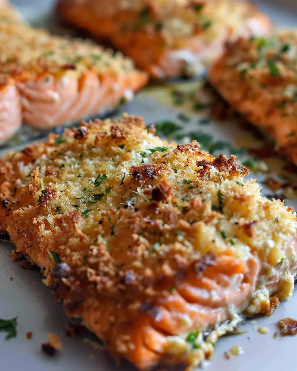 Crispy Parmesan Crusted Baked Salmon: 1 amazing dish