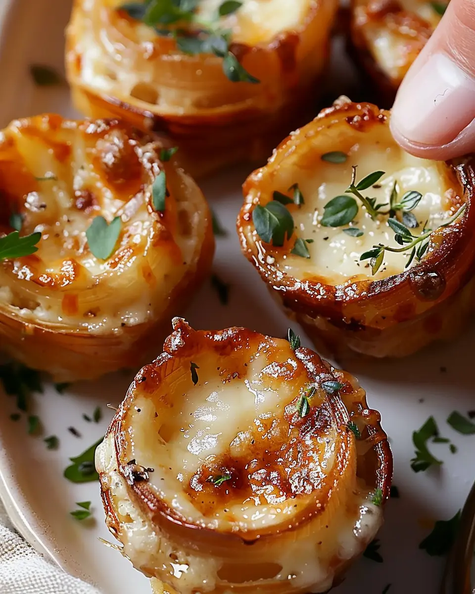 Savory French Onion Soup Bites: Easy Turkey Bacon Treats for Cozy Gatherings