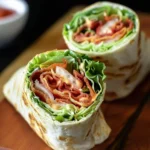 Gourmet BLT Wraps with Secret Sauce