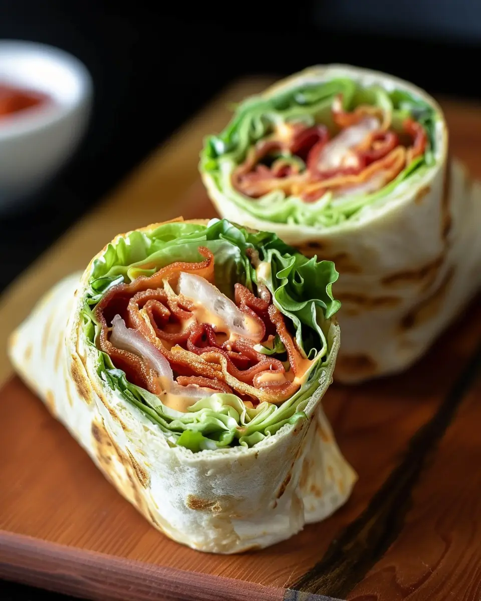 Gourmet BLT Wraps with Secret Sauce: A Delicious Twist on Tradition