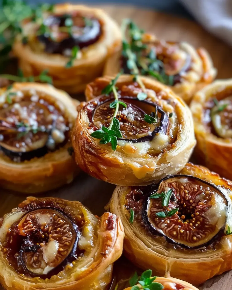 Fig and Goat Cheese Pinwheels