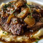 Crock Pot French Onion Pot Roast Recipe for Easy Cozy Dinners