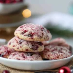 Sparkling Sugarplum Cranberry Cookies