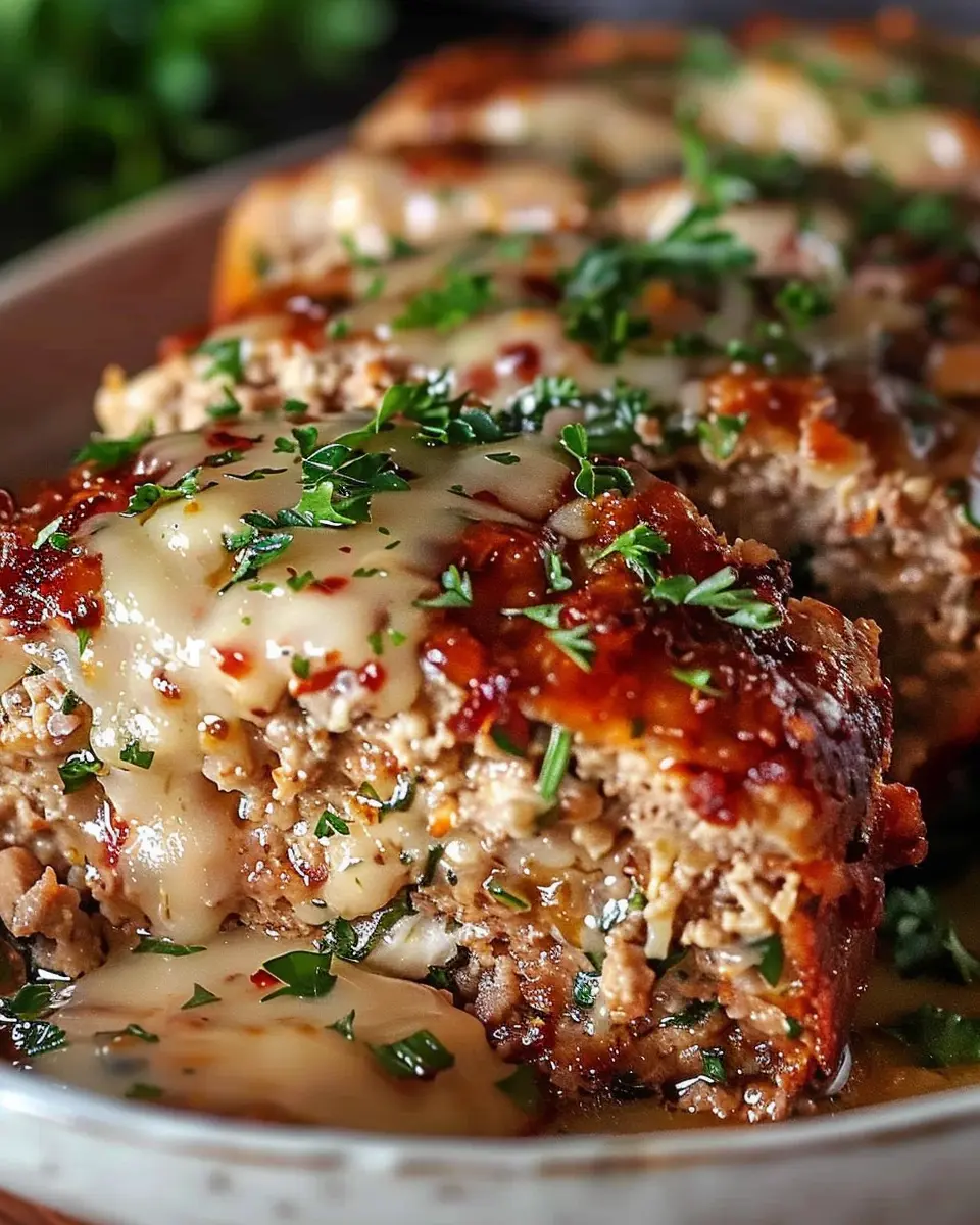 Irresistible Garlic Parmesan Chicken Meatloaf Recipe