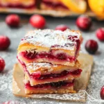 Cranberry Lemon Bars