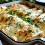 Creamy White Chicken Enchiladas Recipe