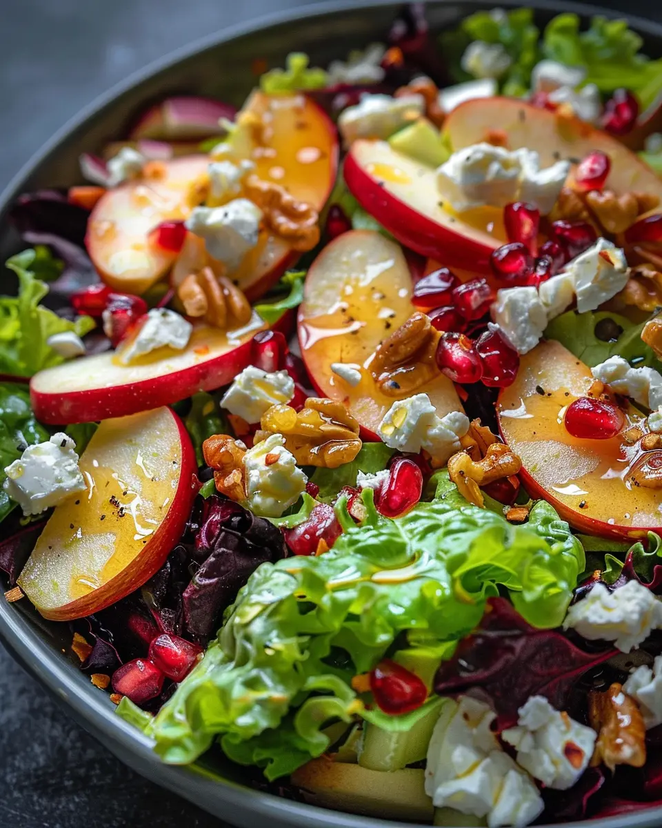 5 Fall Flavors: Honeycrisp Apple Feta Salad