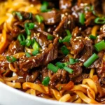 Slow Cooker Korean Beef Noodles Recipe