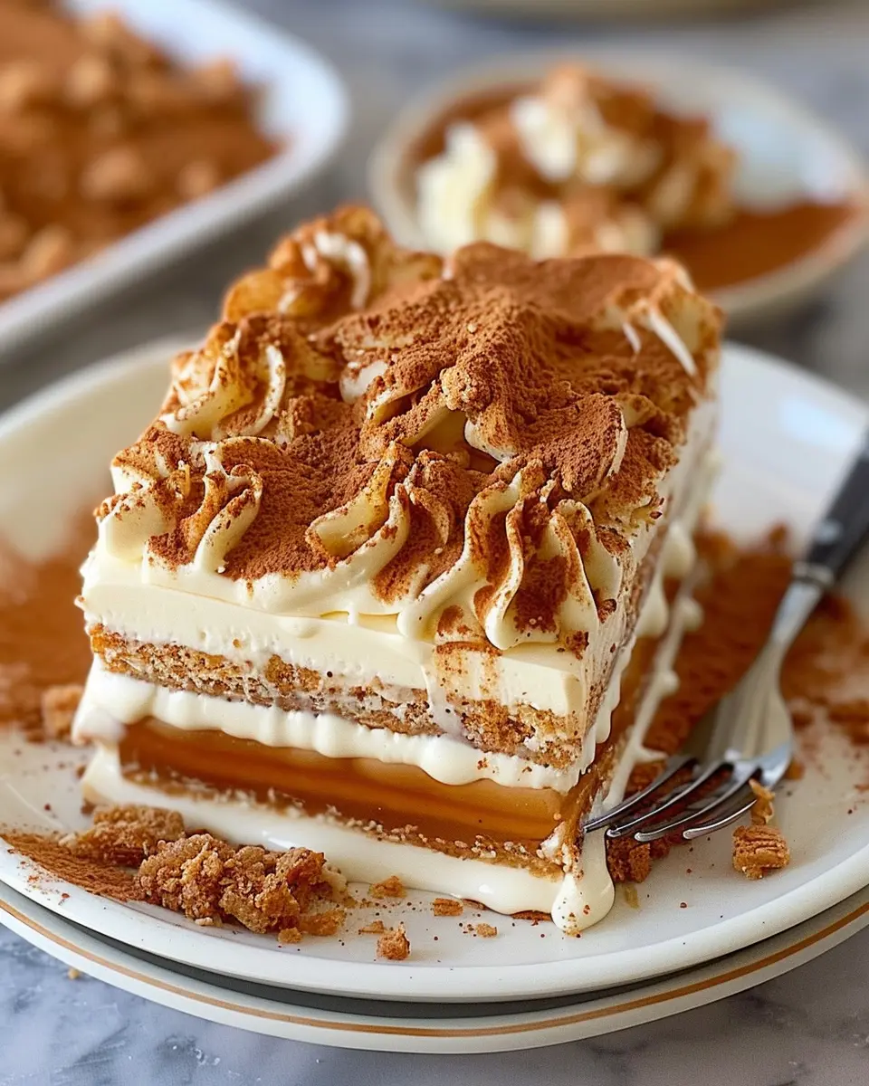 No-Bake Biscoff Layered Delight: Easy Recipe for Bliss!