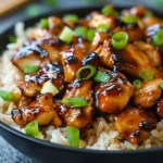Honey BBQ Chicken Rice – The Best 1-Pan Family Dinner (50 Min)