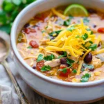 Crockpot Chicken Tortilla Soup