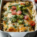 Delicious Salsa Verde Chicken Casserole