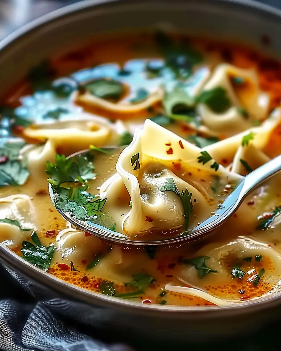 Comforting Thai Potsticker Soup: A Cozy, Heartwarming Delight