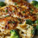 Cowboy Butter Lemon Bowtie Chicken with Broccoli Recipe