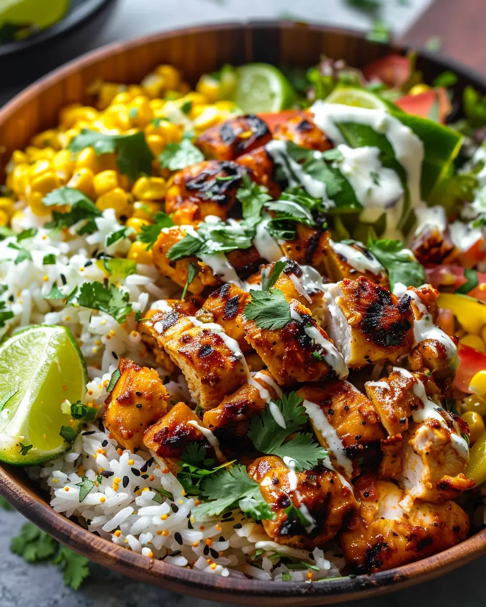 Tasty Street Corn Chicken Bowl: Easy Comfort Food Delight