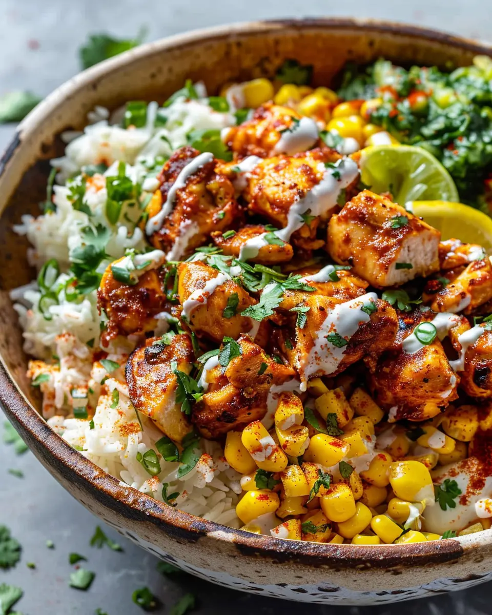 Tasty Street Corn Chicken Bowl: A Delightful Homemade Treat