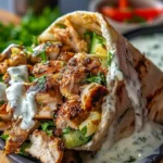 Chicken Shawarma with Garlic Sauce Recipe (Easy & Delicious)