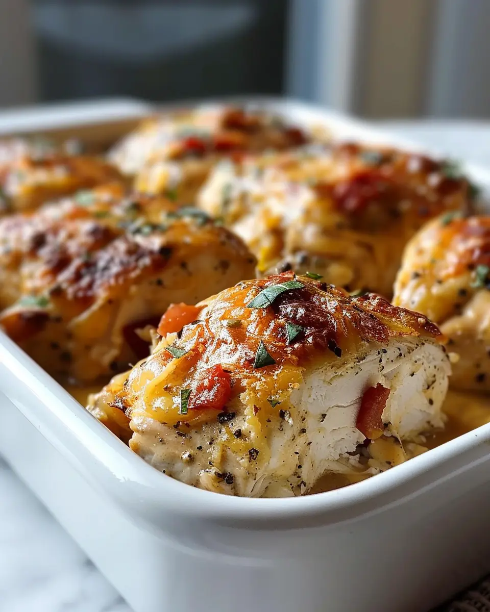 4-Ingredient Ranch Chicken Bake: Easy Family Dinner Delight